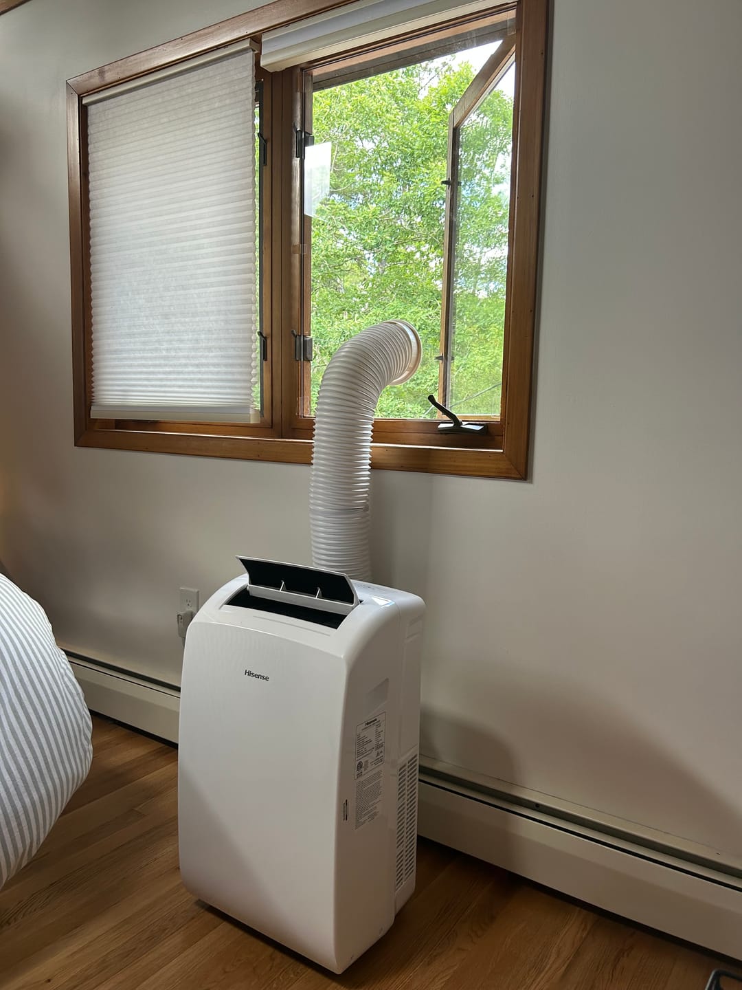 Customer photo review of Custom Portable AC Window Kit for Casement Windows