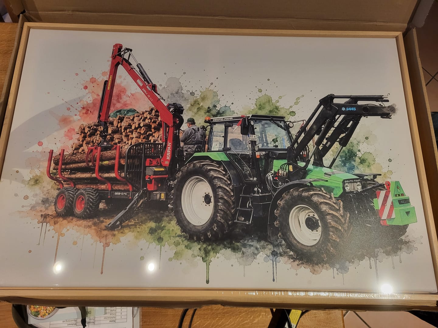 Customer photo review of Dein Auto als Kunstwerk – mit Live-Vorschau, als Poster oder Leinwand