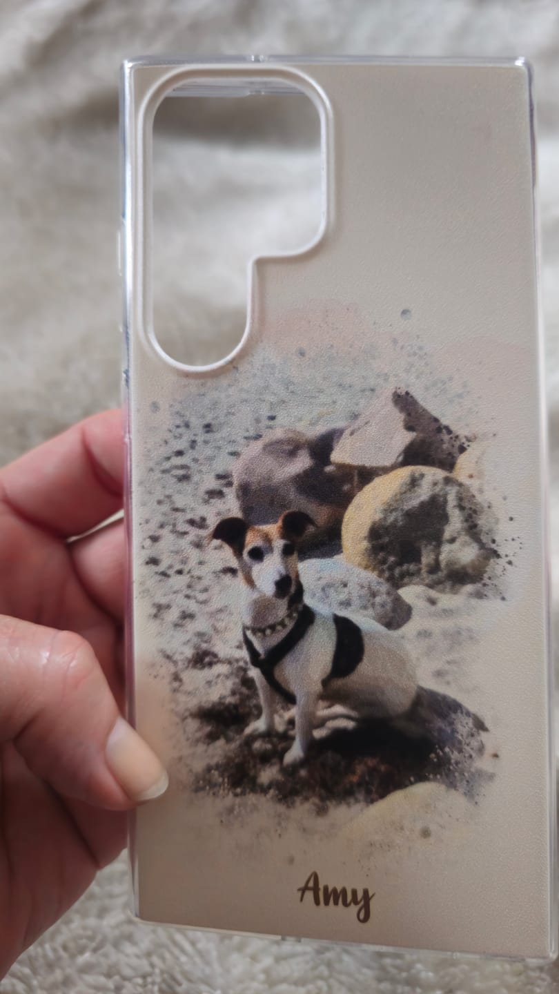 Customer photo review of Personalisierte Handyhülle - Wasserfarben