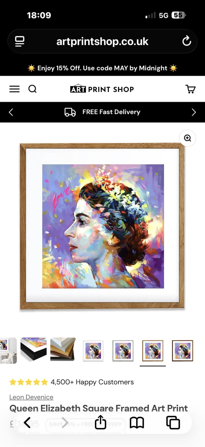 Customer photo review of A Happy Heart Canvas Print