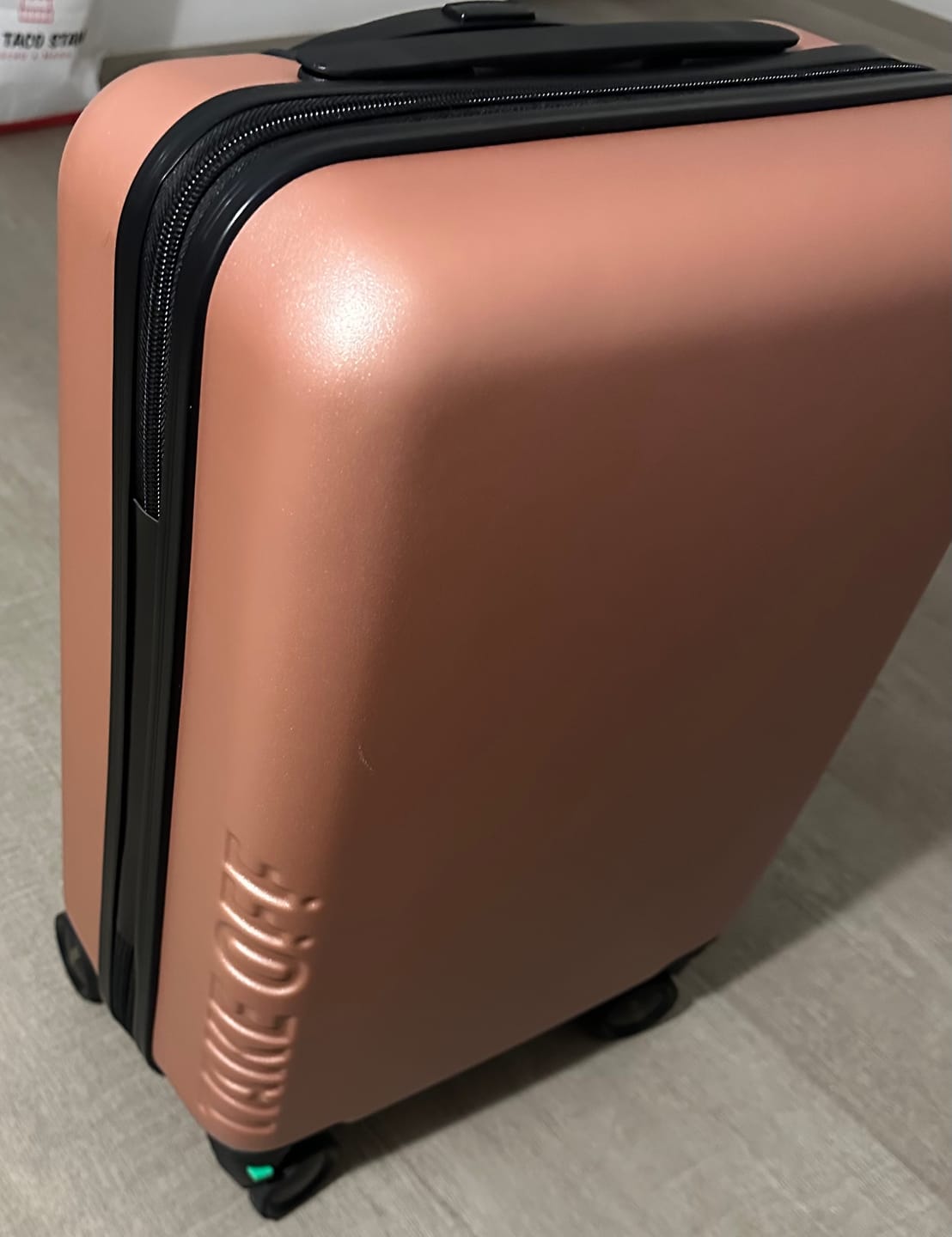 Customer photo review of Personal Item Suitcase 3.0+ (GREEN Tab)