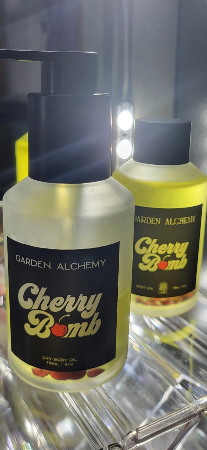 Customer photo review of CHERRY BOMB BODY OIL