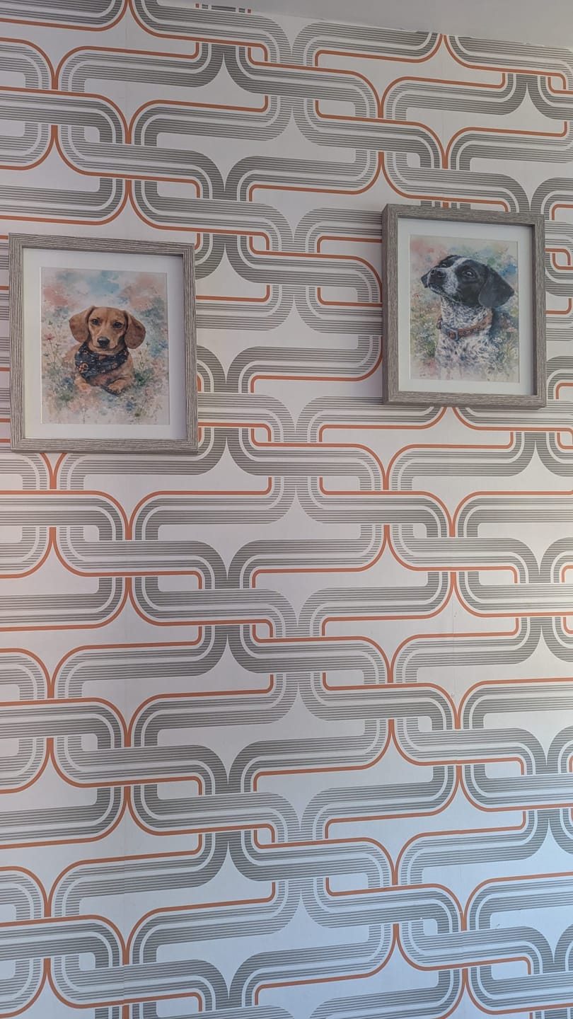 Customer photo review of Watercolour -  Personalised Poster