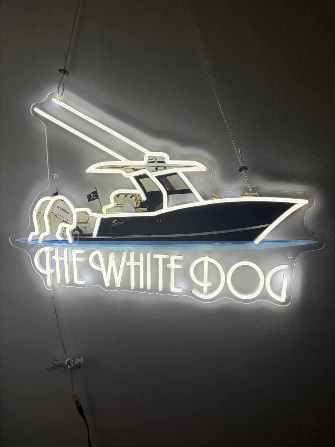 Customer photo review of Custom Digital Boat Artwork