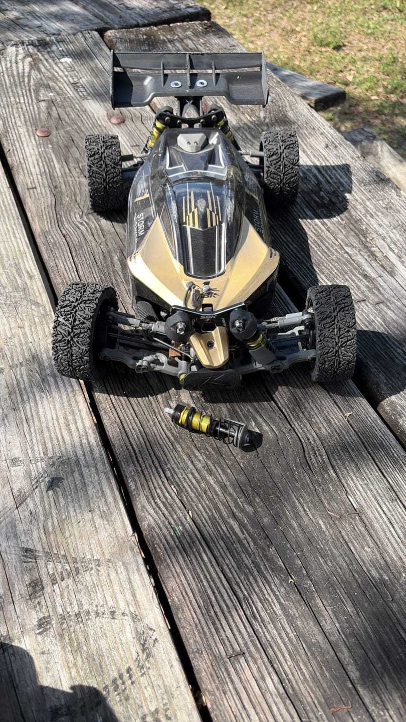 Customer photo review of Front Oil-filled Shock Absorber Set For SBK10 RC Buggy