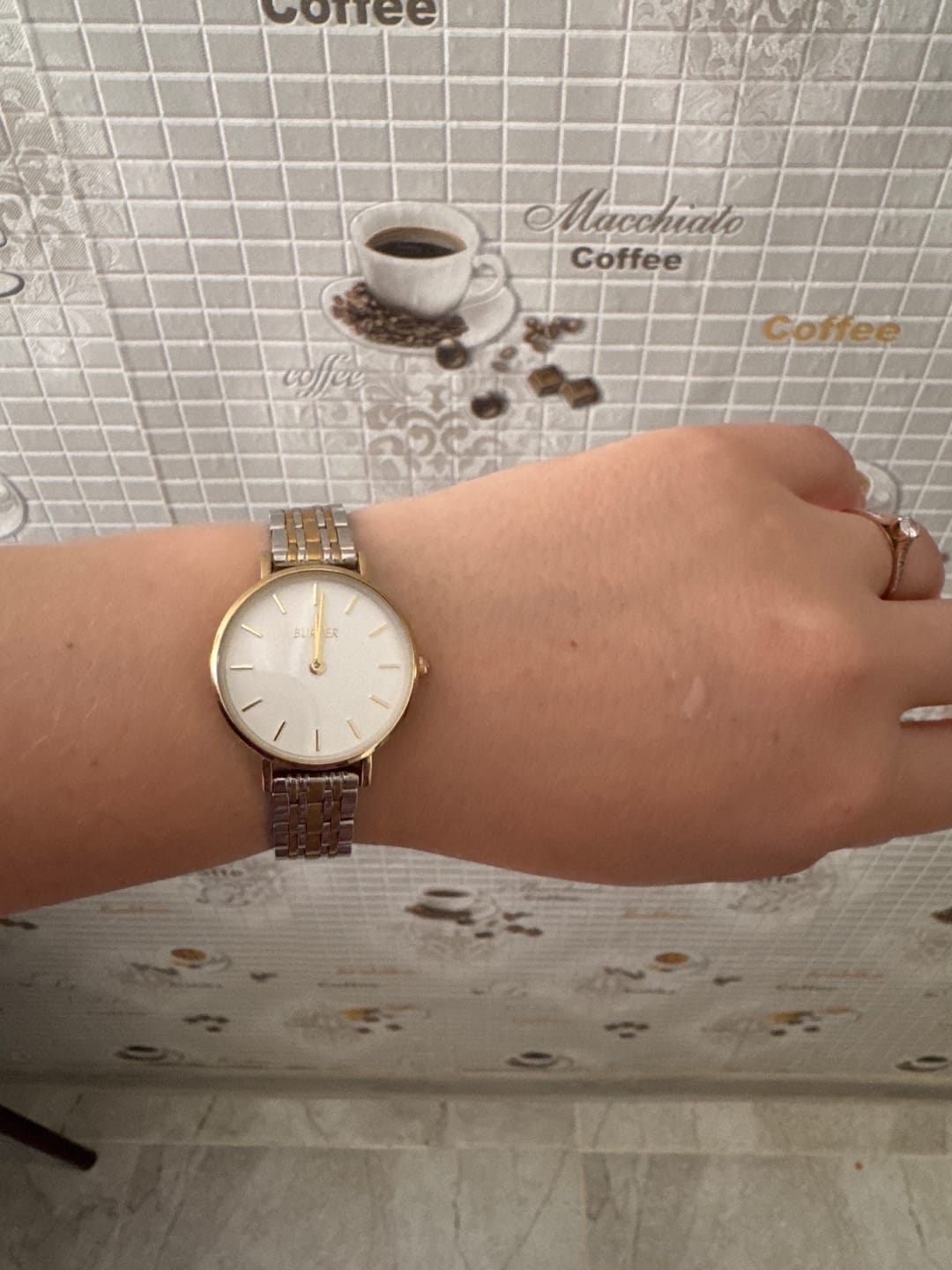 Customer photo review of Ruby Petite Gold Silver