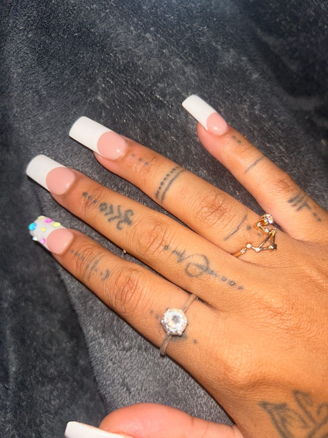 Customer photo review of constellation star sign ring