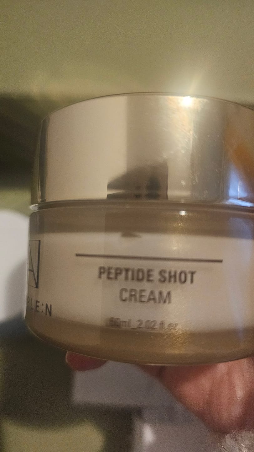 Customer photo review of Ample:N Peptide Shot Cream- Crema Facial Reafirmante con Péptidos 60ml