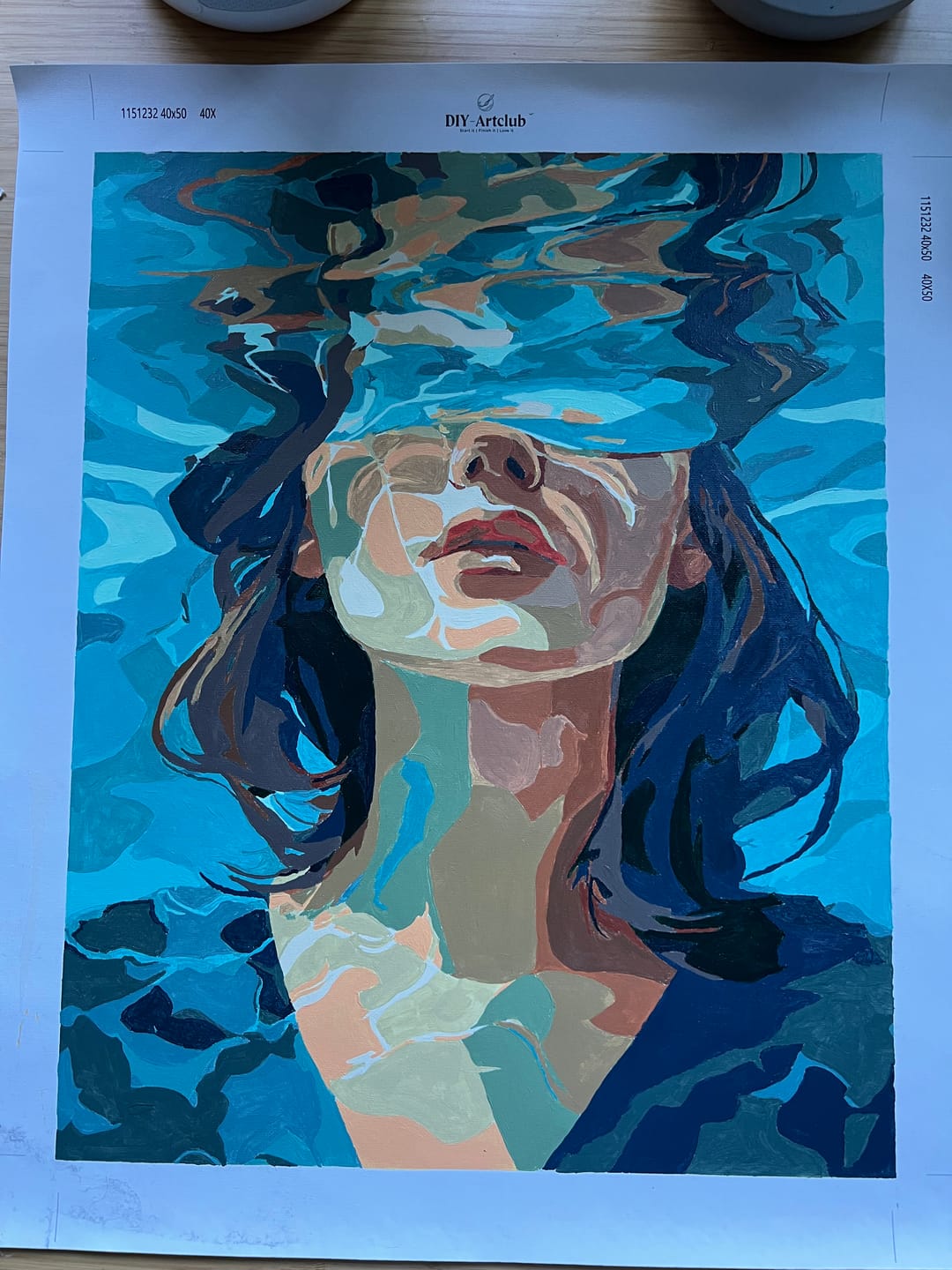 Customer photo review of Under | Paint by Number