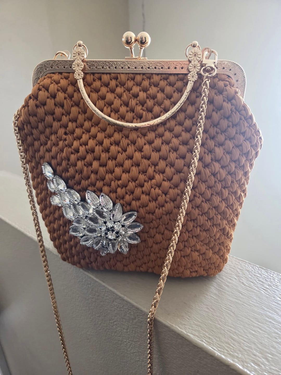 Customer photo review of Lotus Handbag DIY KIT