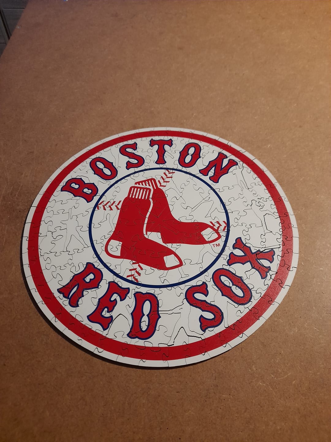 Customer photo review of Boston Red Sox™ - Wooden Puzzle
