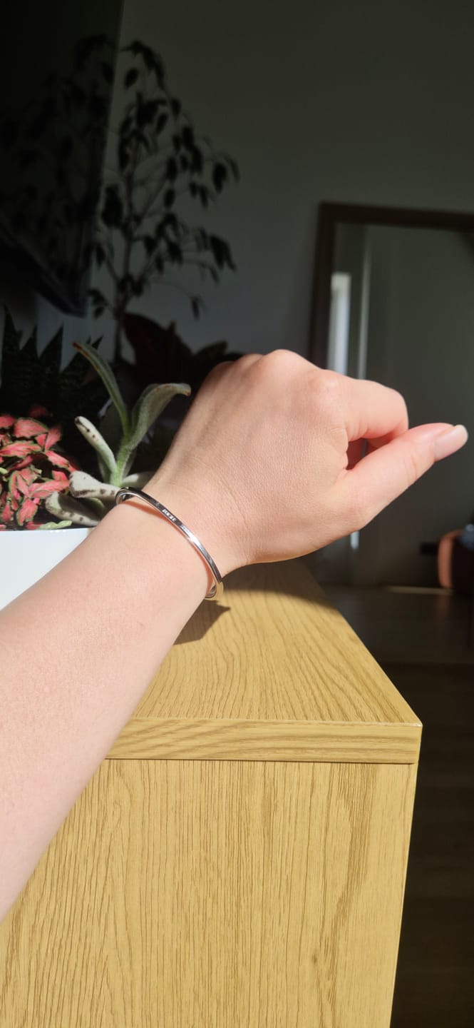 Customer photo review of Violet Petite Bracelet