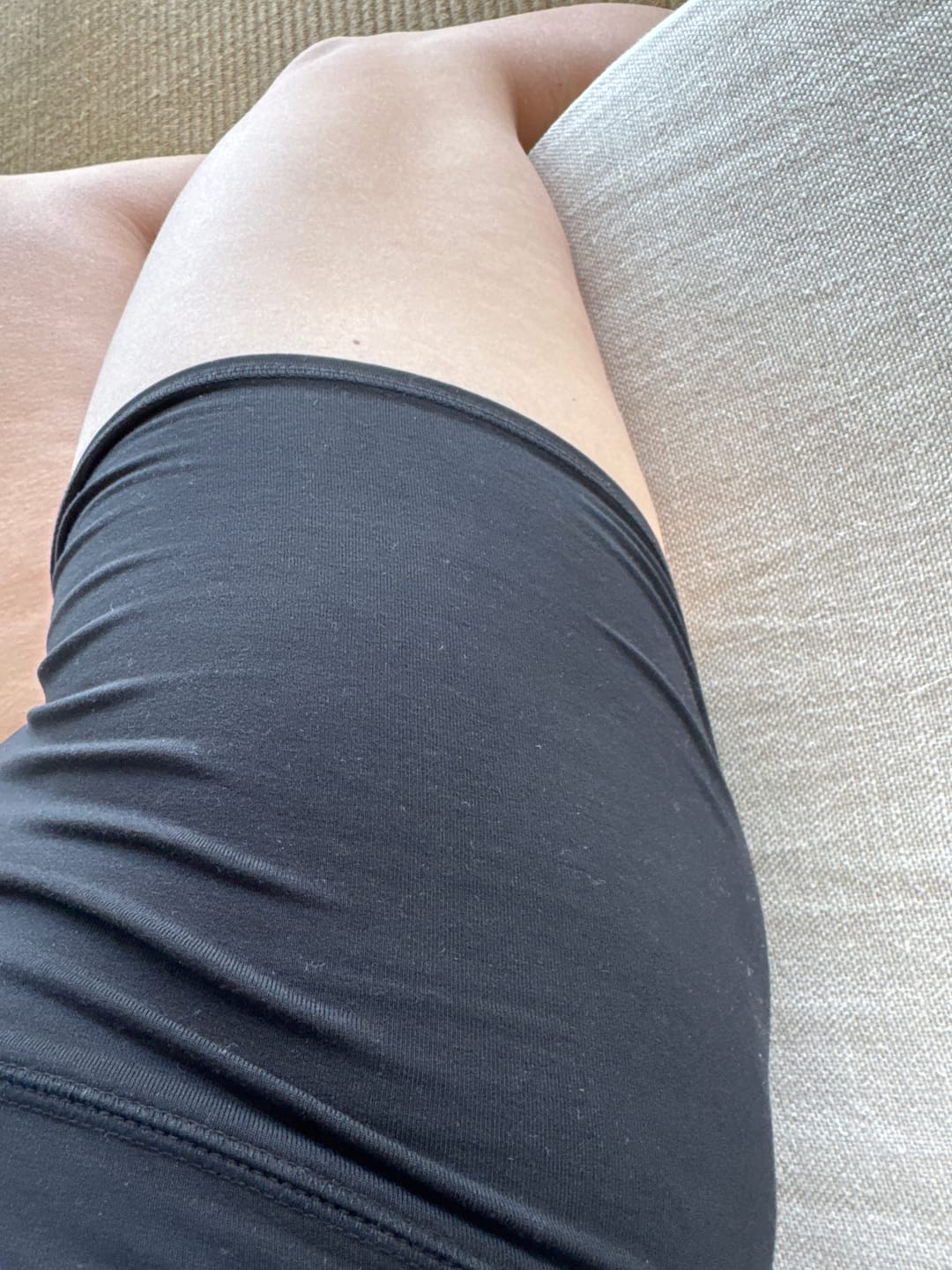 Customer photo review of PureFlex Organic Cotton High Waist Shorts