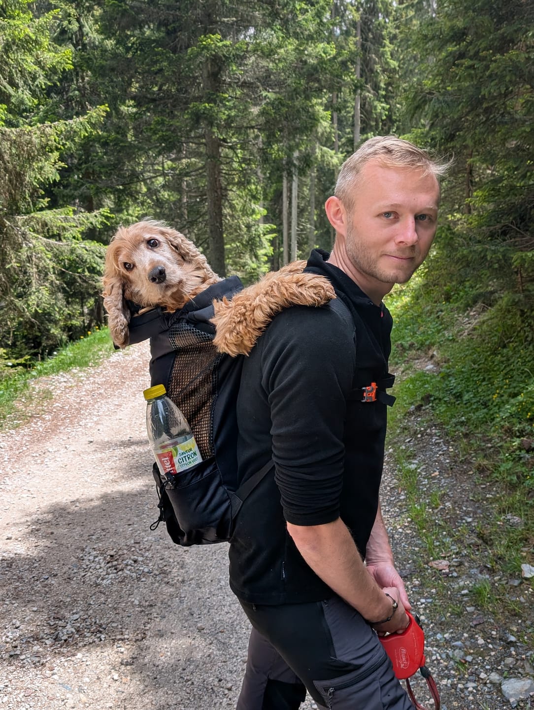 Customer photo review of Sac Porte Chien Randonnée