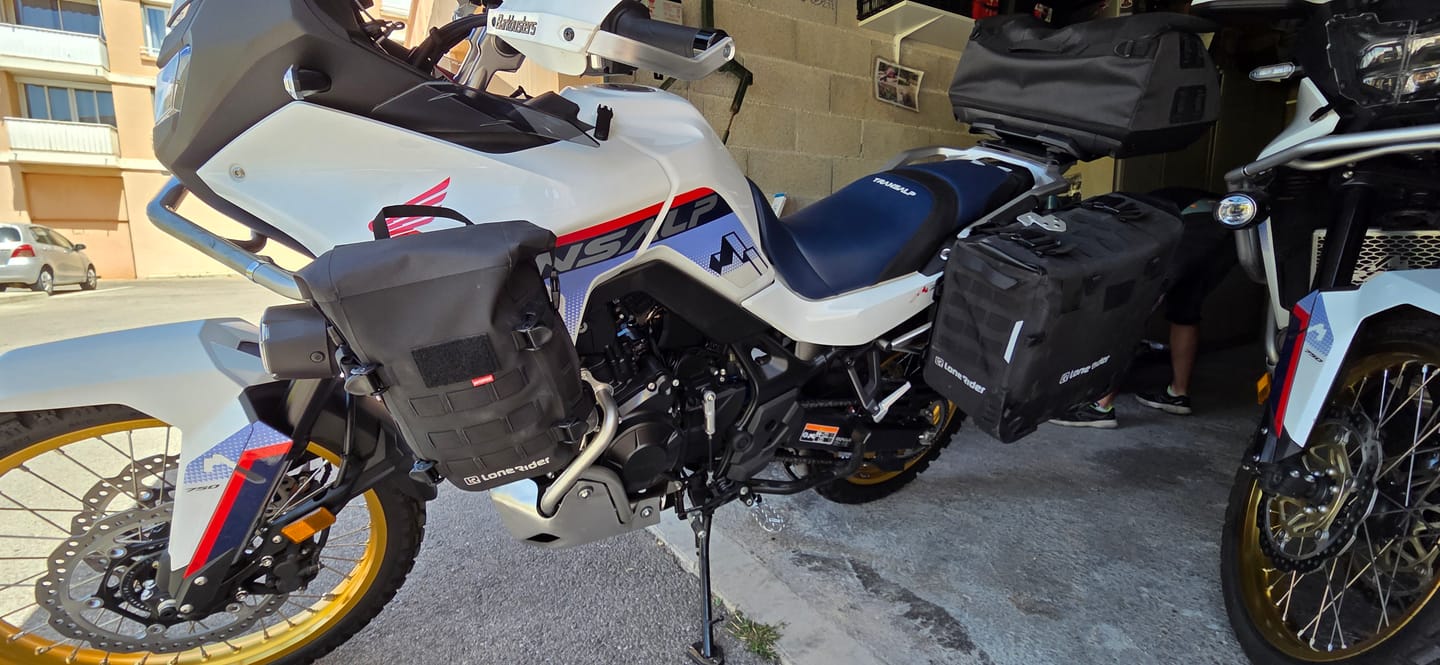Customer photo review of MotoBags – Semi-Rigid Motorcycle Bags