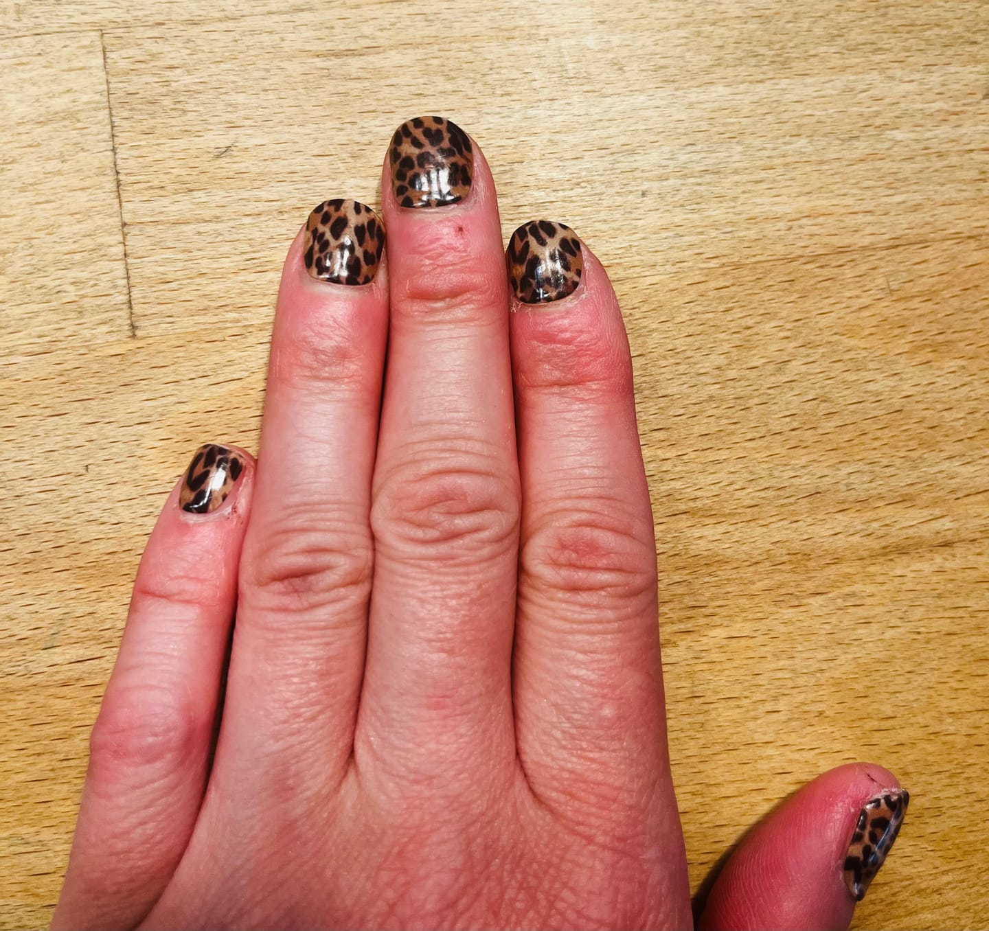 Customer photo review of UV Gel: Cheetah Magic