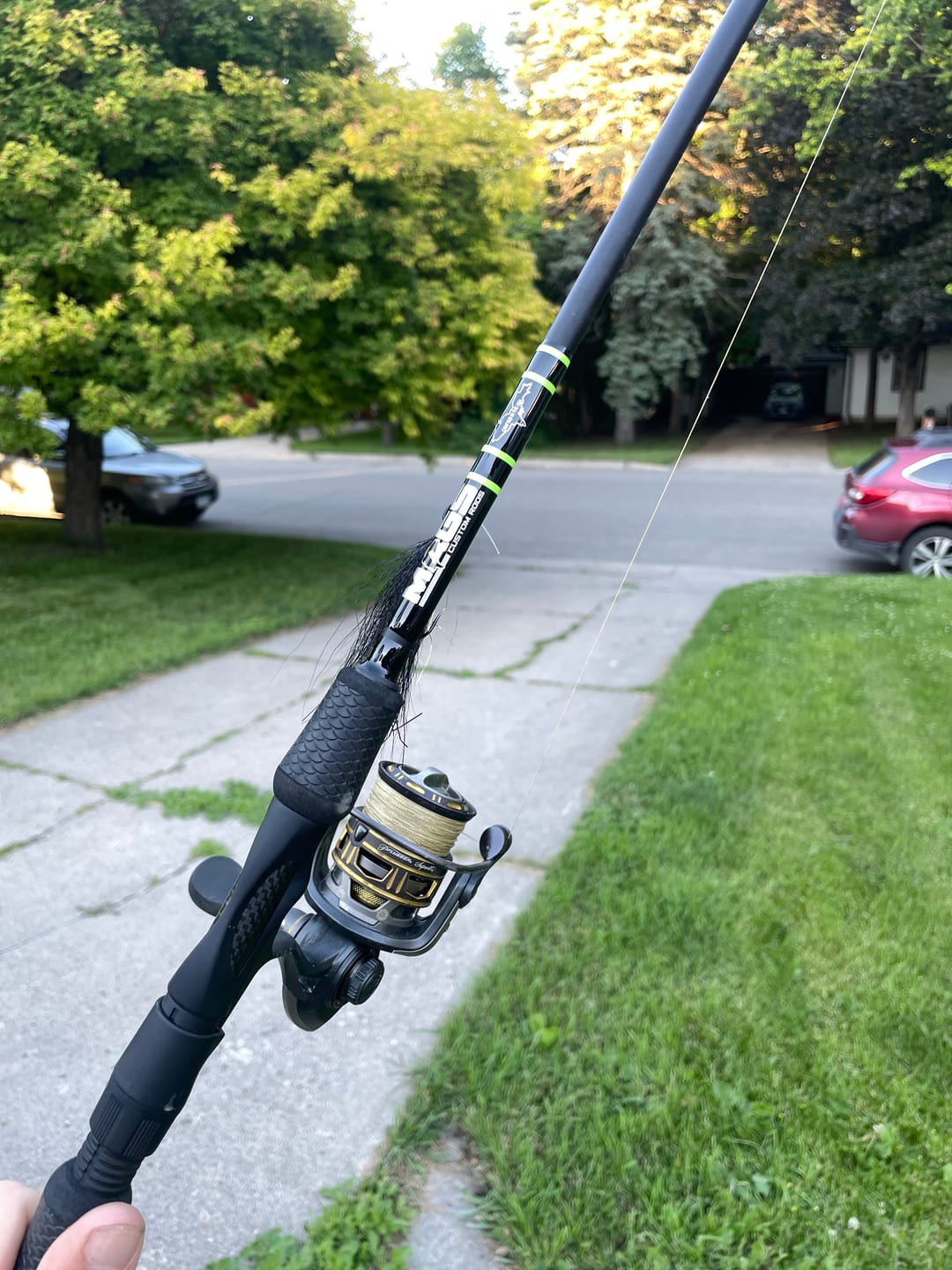 Customer photo review of Spinning Pre-Built Rod