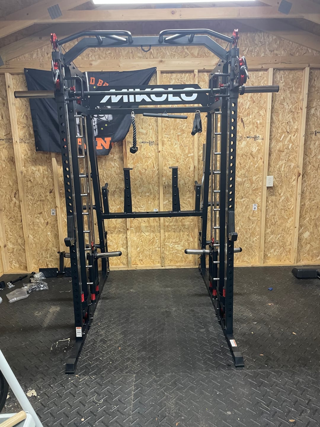 Customer photo review of M4-2.0 Ultra All-In-One Functional Home Gym Smith Machine (UPGRADED)