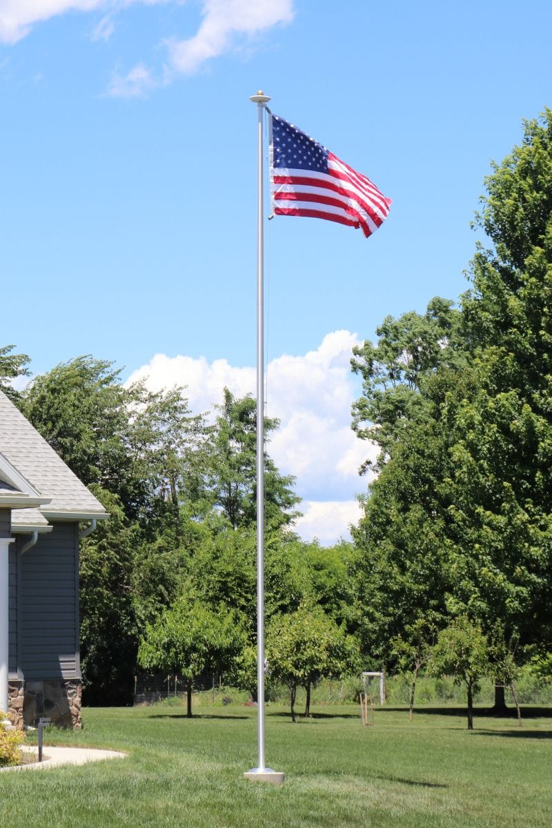 Customer photo review of Ultra Heavy-Duty Home Flagpole