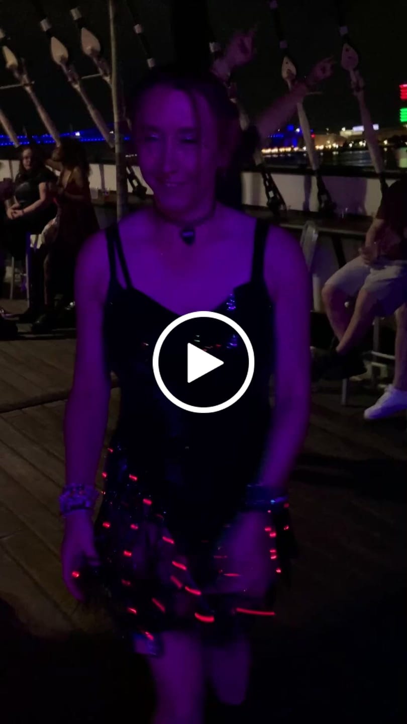 Customer video review of LED Fringe Sequin Dress : PRE-ORDER