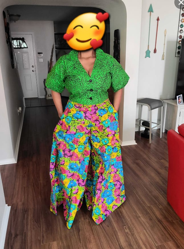 Customer photo review of Idunnu Palazzo Set