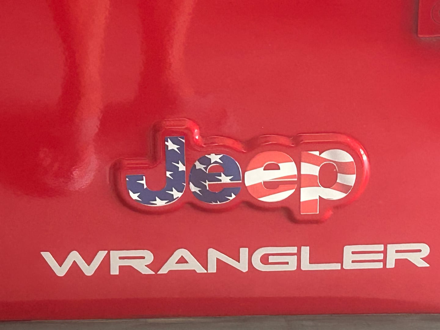 Customer photo review of JEEP Wrangler Emblem Overlay Decal Set | Fits JL, JK, TJ & YJ