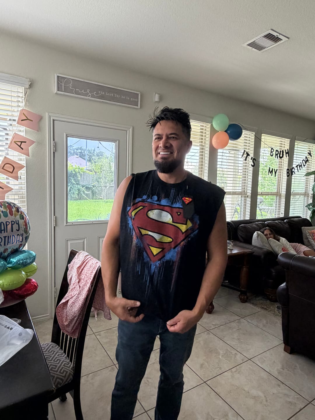 Customer photo review of 3004 - Superman Cut-Offs