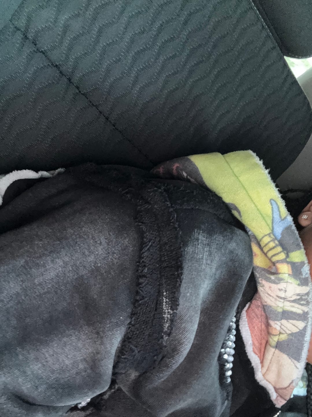Customer photo review of BLACK WIDOW SWEATS