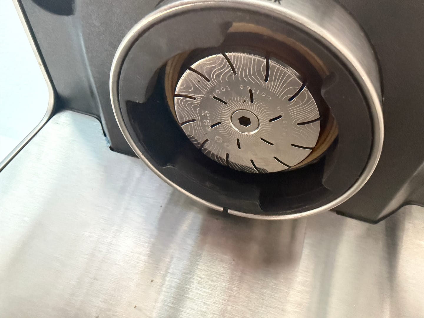 Customer photo review of High Diffusion Espresso Shower Screen - Breville
