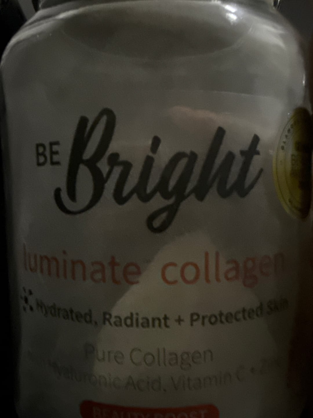 Customer photo review of LUMINATE 500g JAR