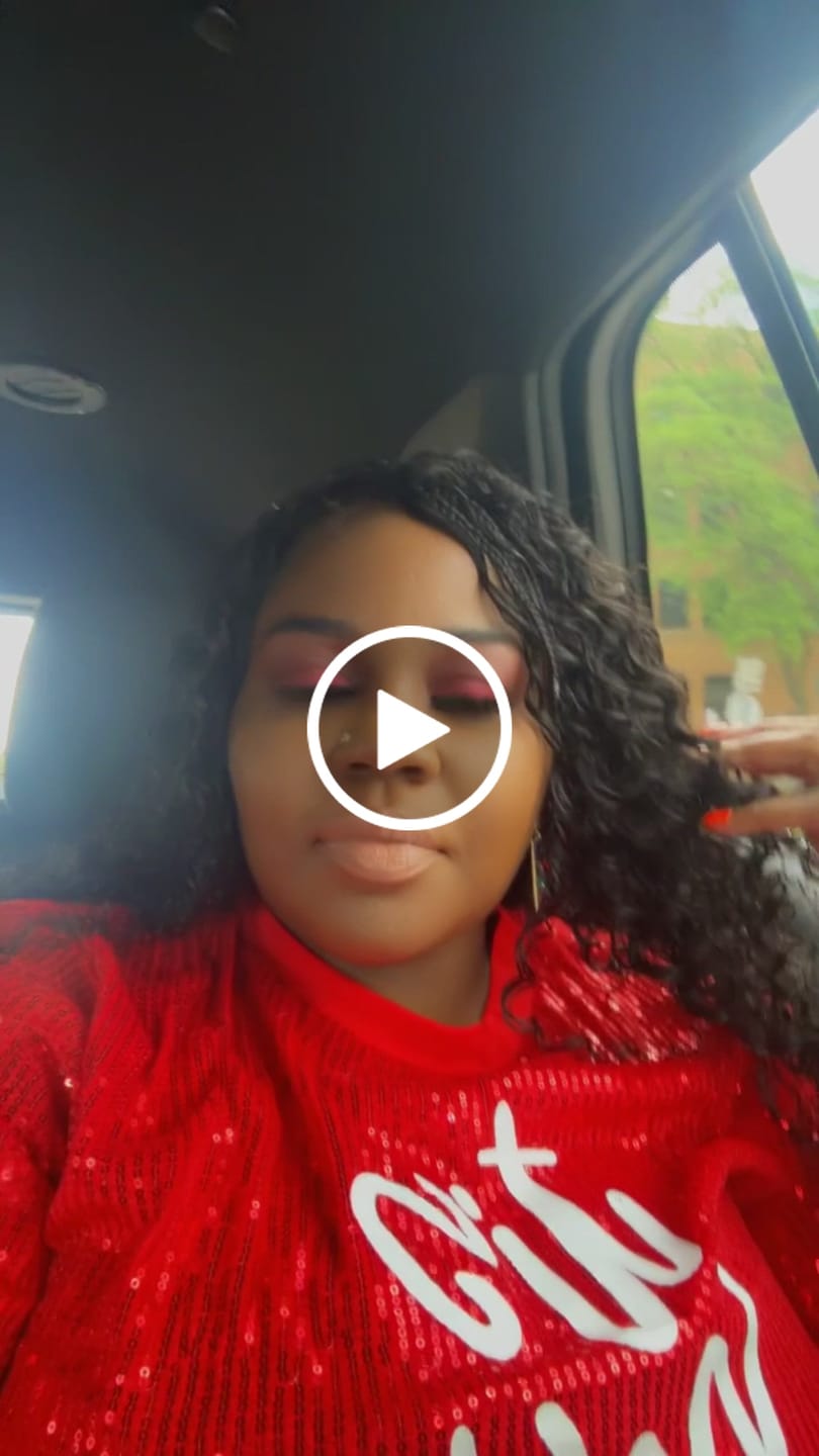 Customer video review of Water Deep Wave Feather Crochet Hair