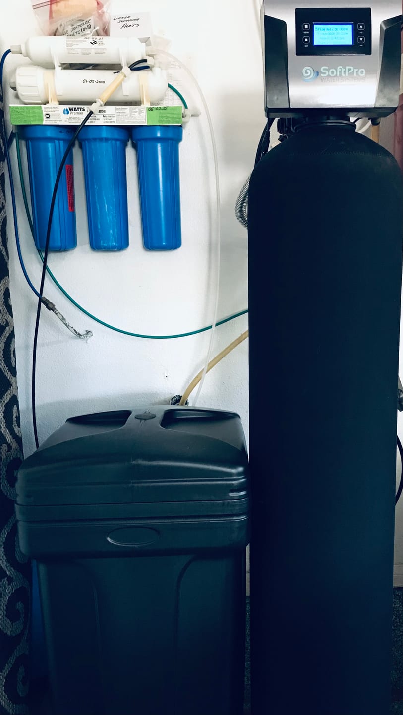 Customer photo review of SoftPro® Elite Smart HE Water Softener for City Water (Industry's Best Softener & Filter Combo)