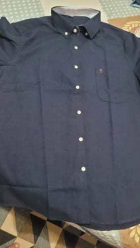 Customer photo review of Vyriška Oxford ilgomis rankovėmis marškiniai