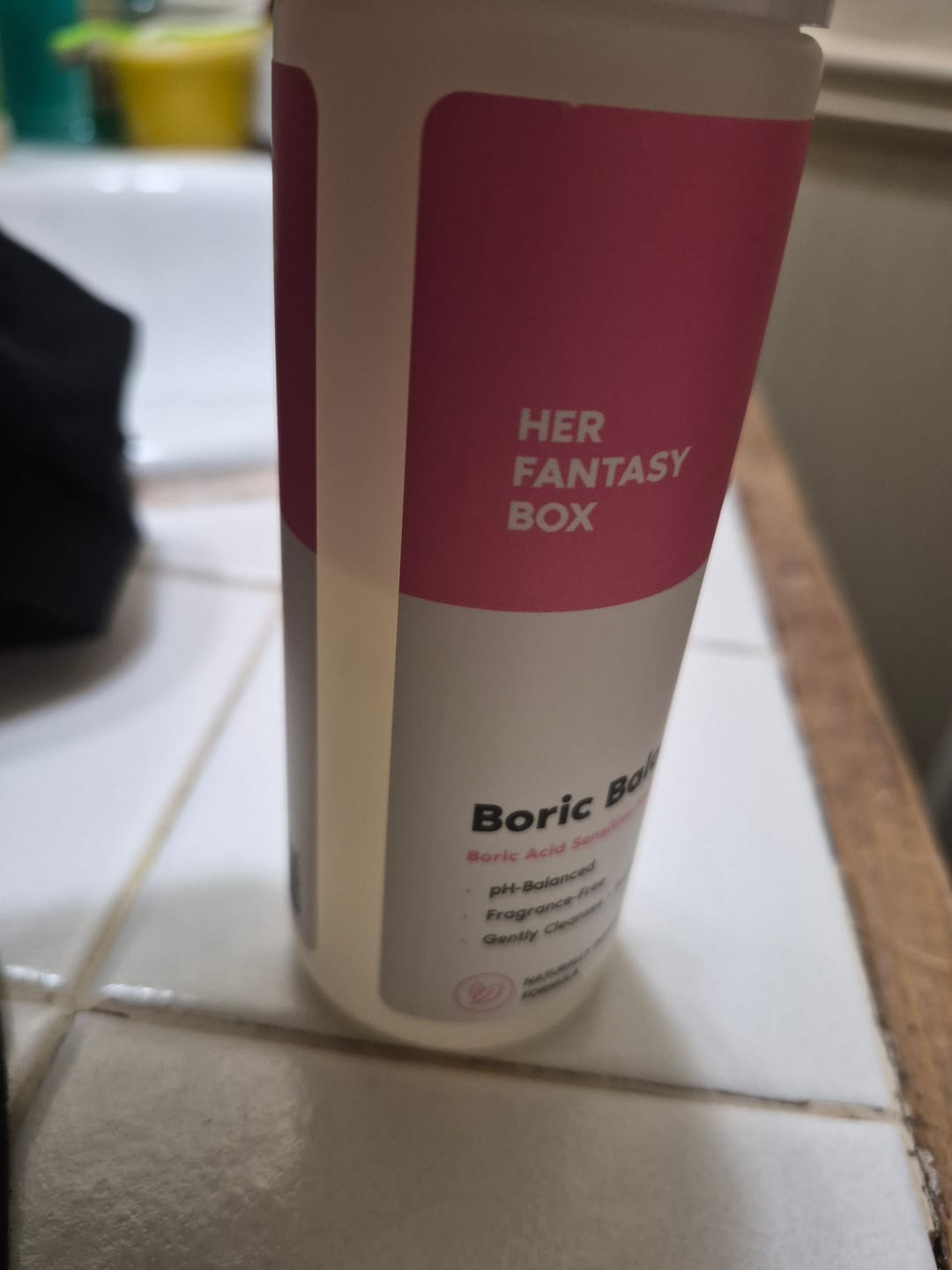 Customer photo review of Boric Balance - Sensitive Boric Acid Foam pH Wash - Natural Ingredients