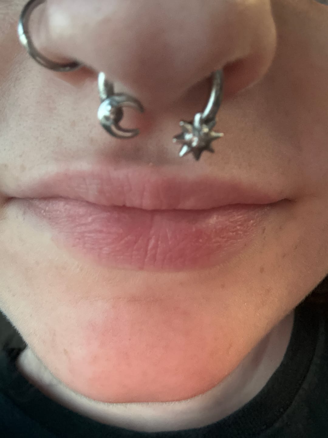 Customer photo review of SUNNY & LUNA REAL SEPTUM
