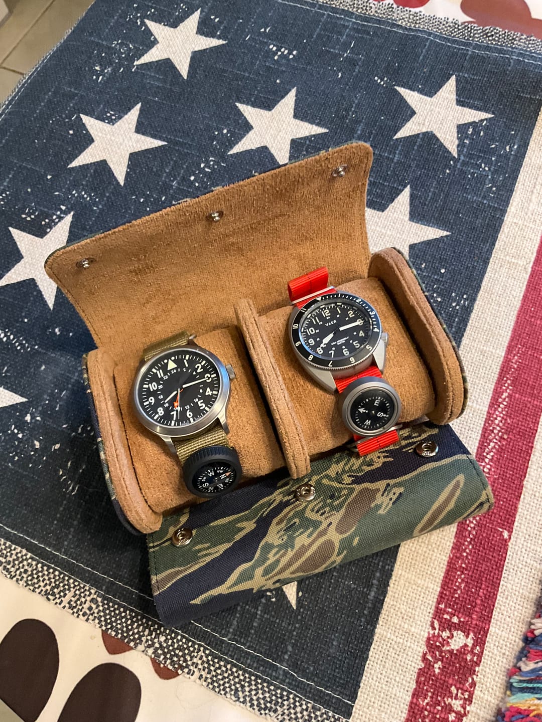 Customer photo review of W.O.E. Watch Tube - Tiger Stripe