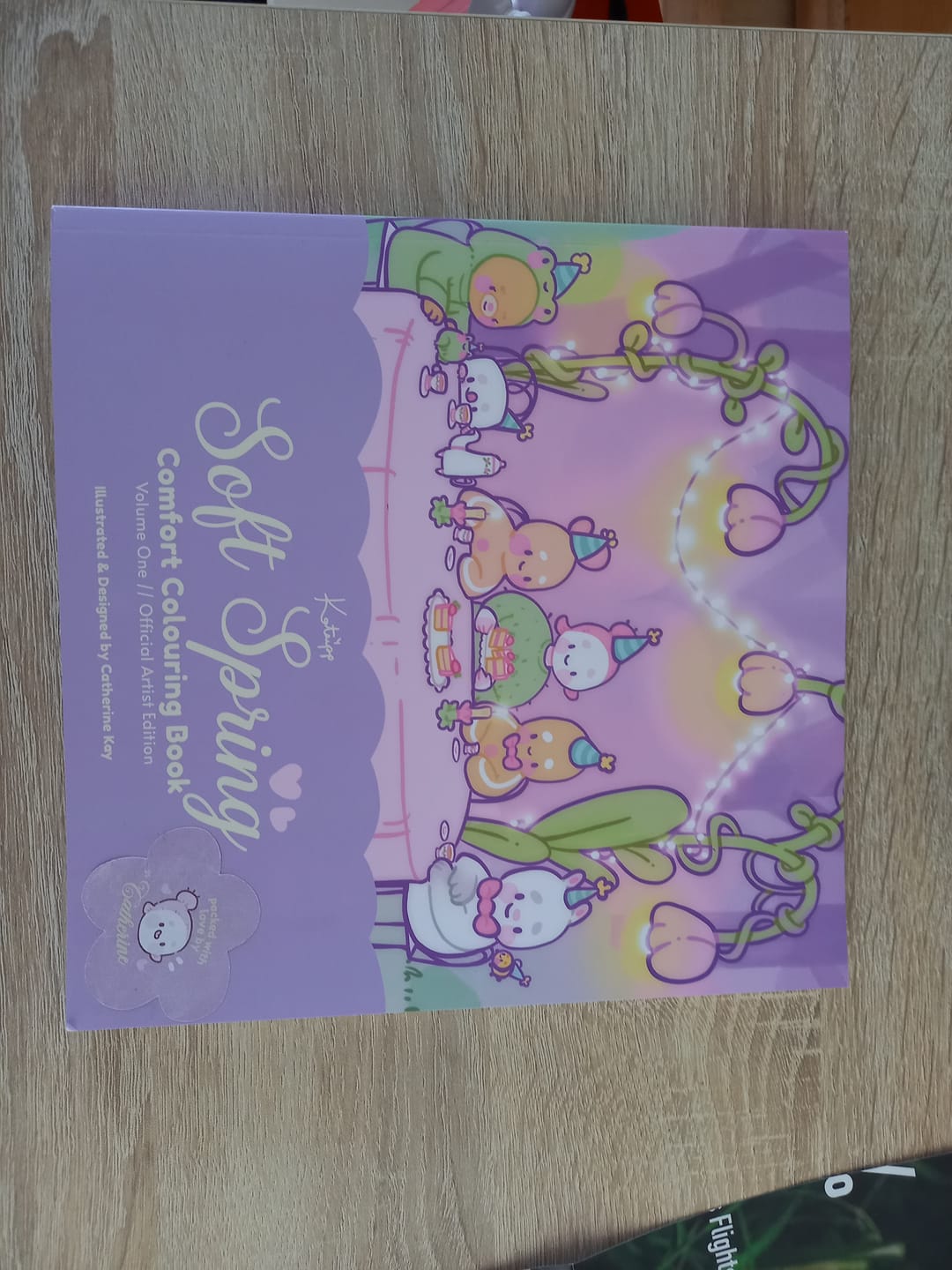 Customer photo review of PRE ORDER | Katnipp Soft Spring Comfort Colouring Book | Kawaii Spring Colouring Book Artist Edition