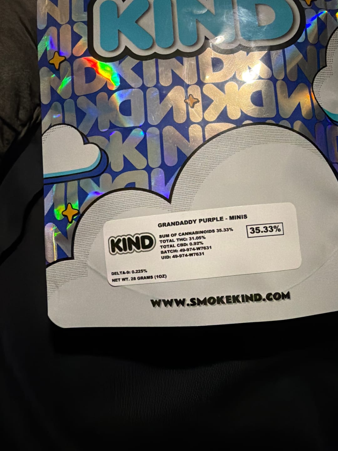 Customer photo review of Tahoe OG - Minis - 28 Grams - Indica