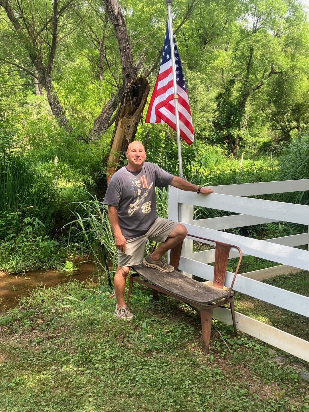 Customer photo review of Rockin Abe 250 T-Shirt