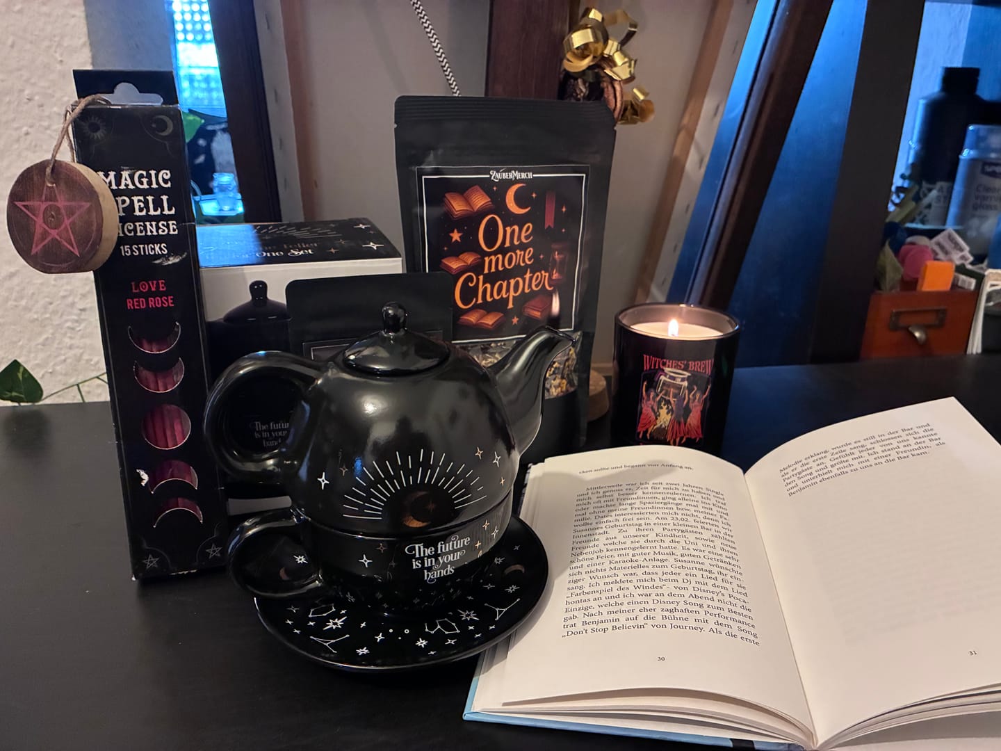 Customer photo review of Mystisches Wahrsagerei Teekannen-Set