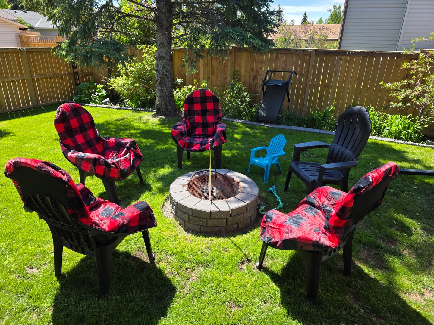 Customer photo review of The Chair Blanket