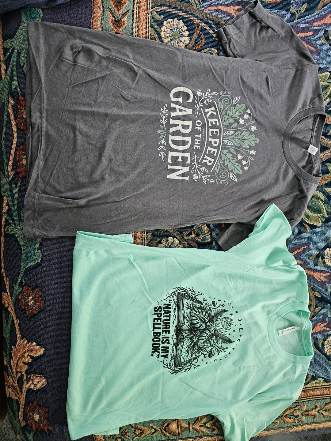Customer photo review of Keeper of the Garden T-Shirt