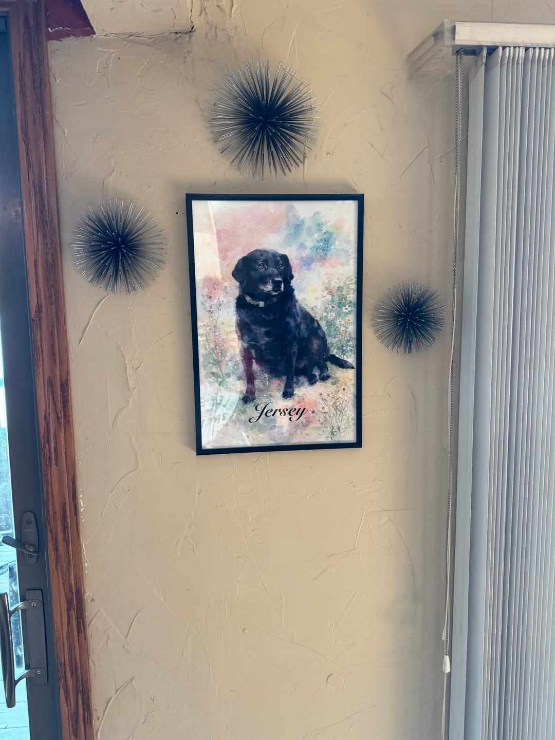 Customer photo review of Watercolor - Personalized Poster