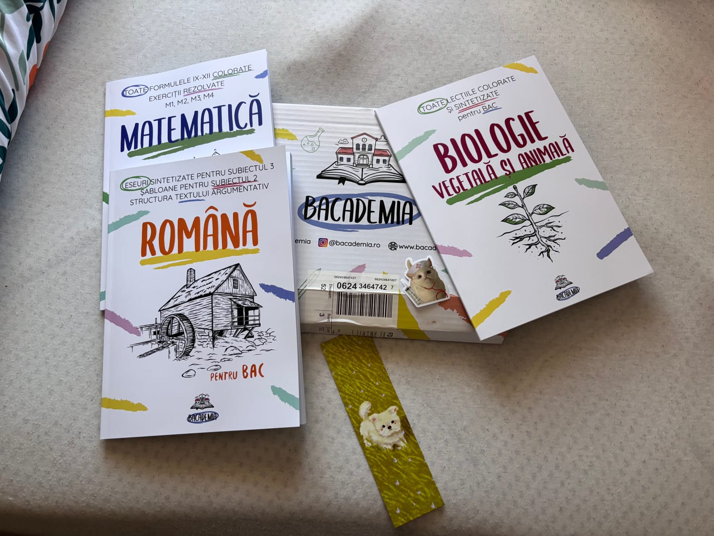Customer photo review of Pachet Bacalaureat (Română + Matematică + Biologie Vegetală și Animală clasele IX-X) Bacademia