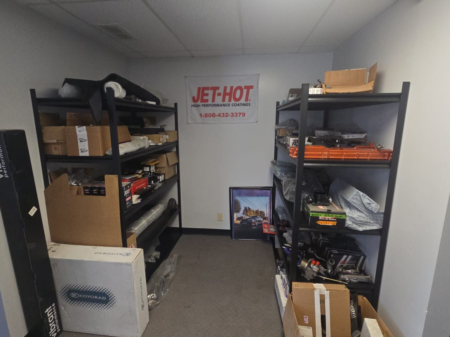 Customer photo review of REIBII 60"W x 72"H Industrial Garage Shelving, 3000LBS Heavy Duty Storage Shelves, Adjustable Metal Shelving for Basement Warehouse