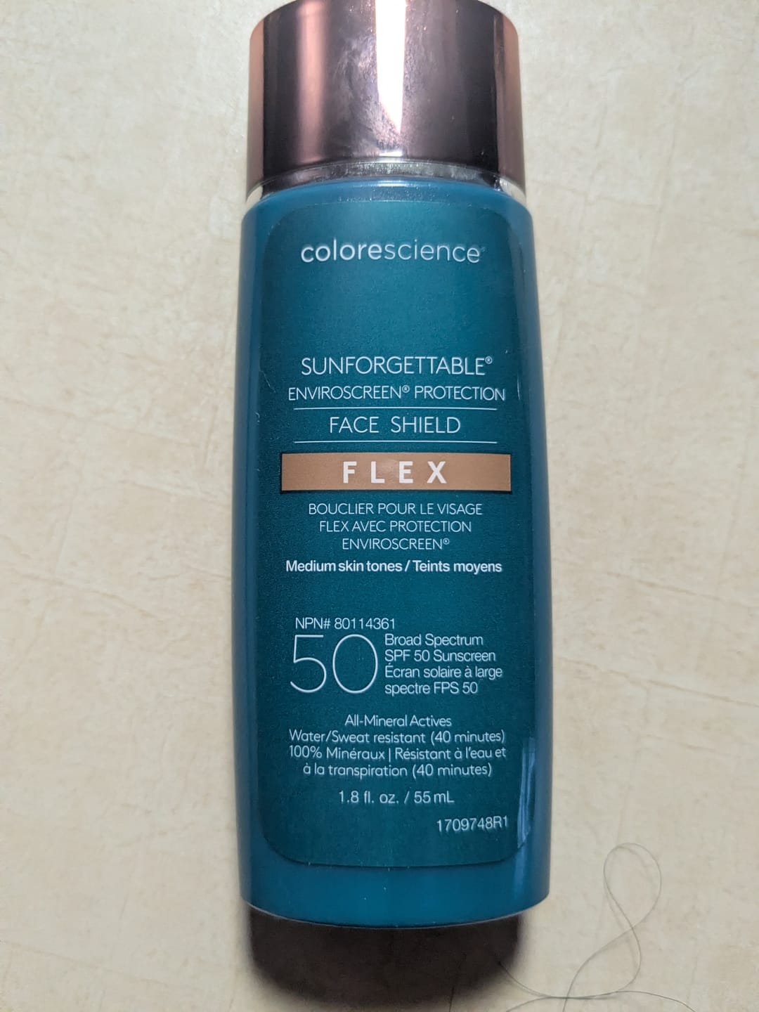 Customer photo review of Protection solaire Face Shield FLEX FPS 50