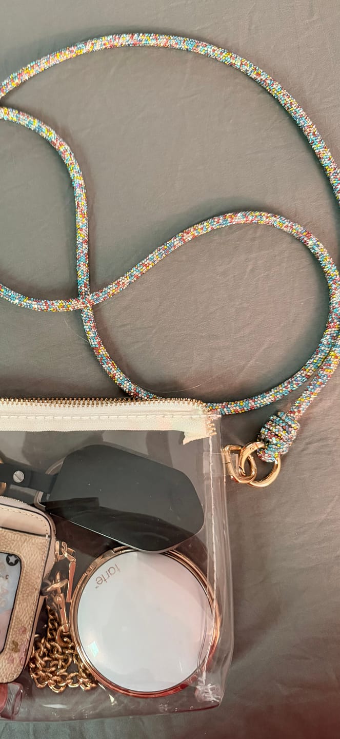 Customer photo review of SPIRAL Strap -  Phone / Purse - Confetti