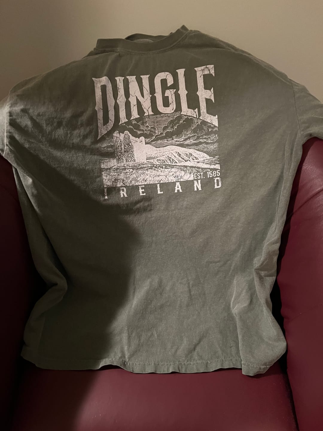 Customer photo review of Dingle Ireland Vintage Print T-Shirt