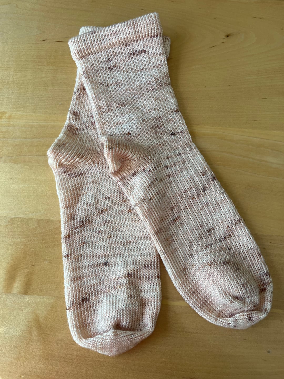 Customer photo review of Undyed Superwash Merino Nylon Sock Yarn 2 Ply