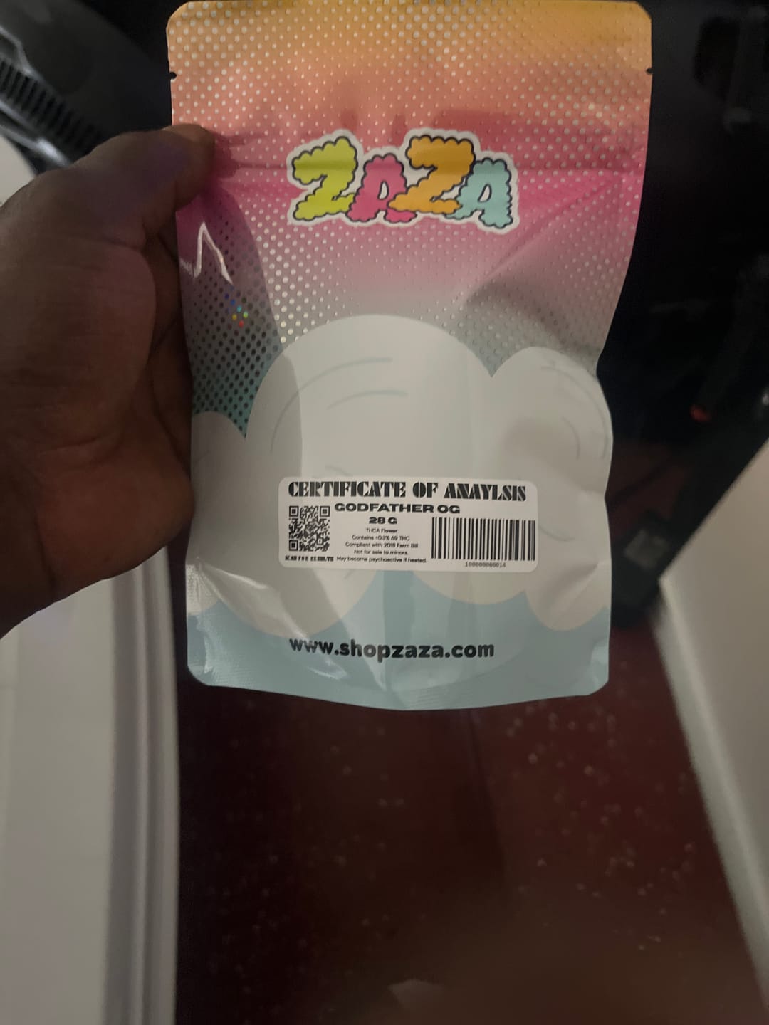 Customer photo review of Godfather OG - 28 Grams - Indica